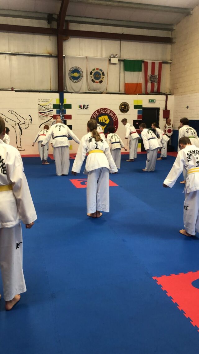 Our first week back to classes at Cork Taekwon-Do North Mon & Carrigaline 👏🏼🥋